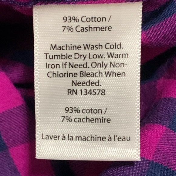 Women’s Vineyard Vines Plaid Long Sleeve Button Up Shirt Size 12 EUC - Picture 8 of 8